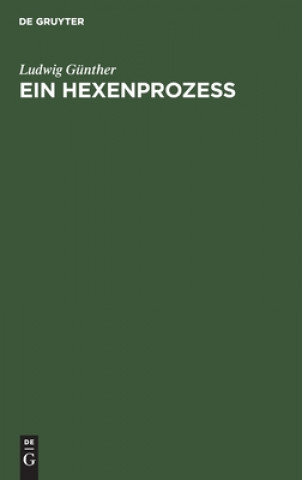 Knjiga Hexenprozess Ludwig Günther