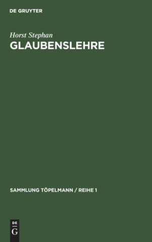 Knjiga Glaubenslehre Horst Stephan