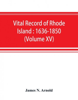 Kniha Vital record of Rhode Island 