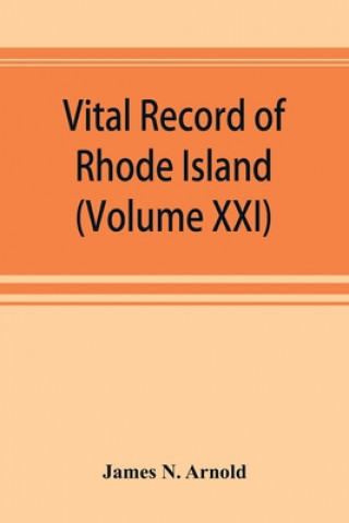 Kniha Vital record of Rhode Island 