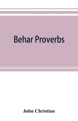 Książka Behar proverbs 