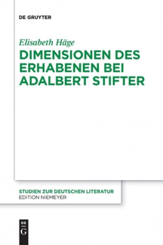 Книга Dimensionen Des Erhabenen Bei Adalbert Stifter 