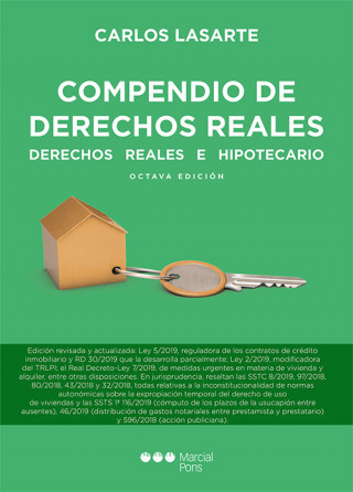 Könyv COMPENDIO DE DERECHOS REALES CARLOS LASARTE