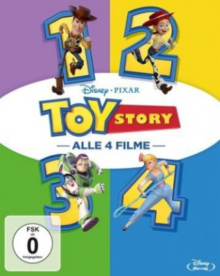 Видео Toy Story 1-4, 4 Blu-ray 