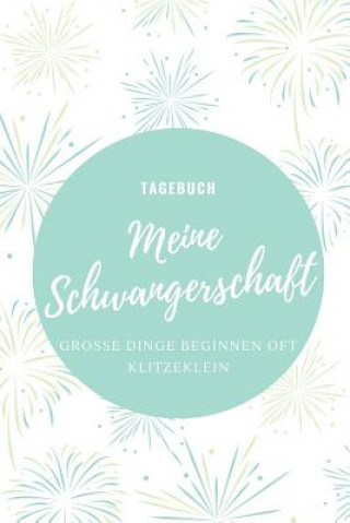 Libro Meine Schwangerschaft Große Dinge Beginnen Oft Klitzeklein Tagebuch: A5 Tagebuch mit schönen Sprüchen als Geschenk für Schwangere - Geschenkidee für w Schwangerschaft Tagebuch