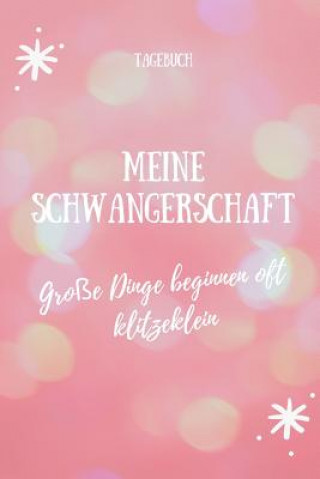 Libro Meine Schwangerschaft Große Dinge Beginnen Oft Klitzeklein Tagebuch: A5 Tagebuch mit schönen Sprüchen als Geschenk für Schwangere - Geschenkidee für w Schwangerschaft Tagebuch