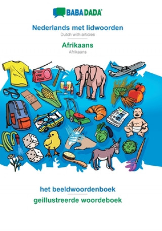 Könyv BABADADA, Nederlands met lidwoorden - Afrikaans, het beeldwoordenboek - geillustreerde woordeboek 