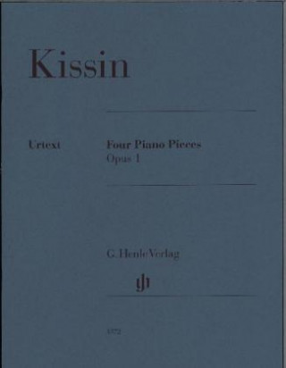 Kniha Four Piano Pieces op. 1 