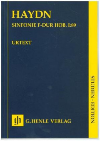 Książka Sinfonie F-dur Hob. I:89 SE Andreas Friesenhagen