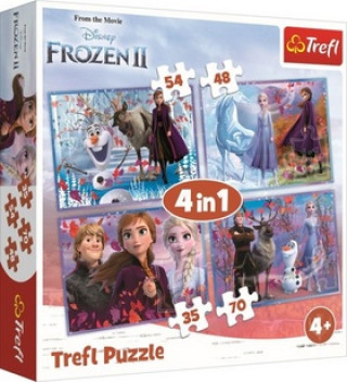 Game/Toy Puzzle Ledové království 2 Cesta do neznáma 4v1 