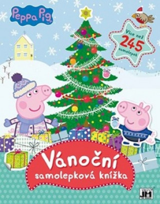 Könyv Vánoční samolepková knížka Peppa Pig 