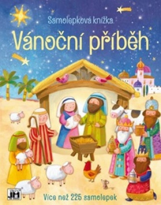 Könyv Samolepková knížka Vánoční příběh 