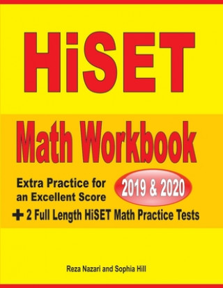 Kniha HiSET Math Workbook 2019 & 2020 Sophia Hill