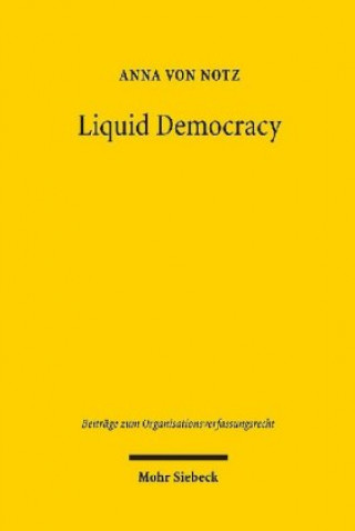 Könyv Liquid Democracy 