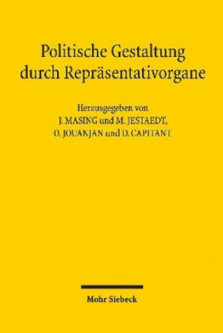 Kniha Politische Gestaltung durch Reprasentativorgane Matthias Jestaedt