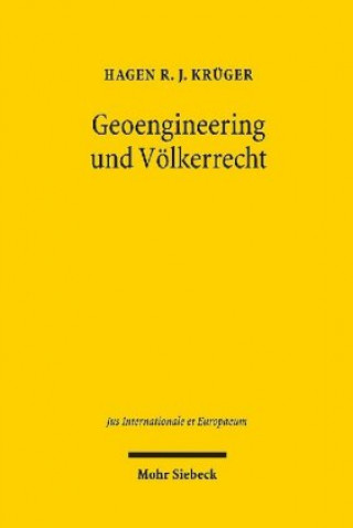Kniha Geoengineering und Voelkerrecht 
