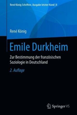 Boek Emile Durkheim René König