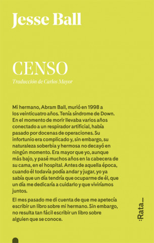 Book CENSO JESSE BALL