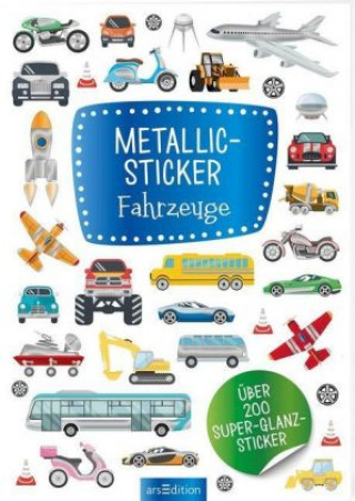 Játék Metallic-Sticker Fahrzeuge 