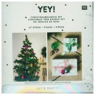 Igra/Igrača Christbaumkugeln Set Bunt 