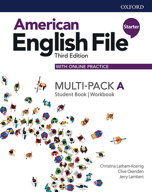 Kniha American English File: Starter: Student Book/Workbook Multi-Pack A with Online Practice 