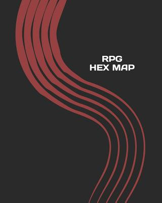 Könyv RPG Hex Map: Hexagon Battle Grid Game Mat Template Book with Honeycomb Graph Paper Pages Mjsb Hobby Crafts