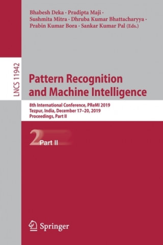 Knjiga Pattern Recognition and Machine Intelligence Bhabesh Deka