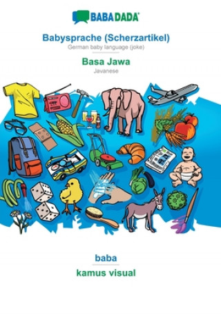 Carte BABADADA, Babysprache (Scherzartikel) - Basa Jawa, baba - kamus visual 