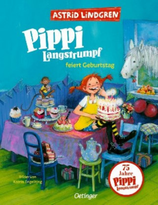 Carte Pippi Langstrumpf feiert Geburtstag Katrin Engelking