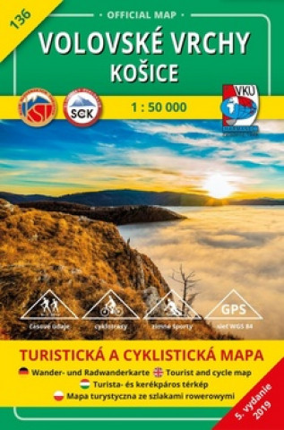 Materiale tipărite Volovské vrchy Košice 1:50 000 