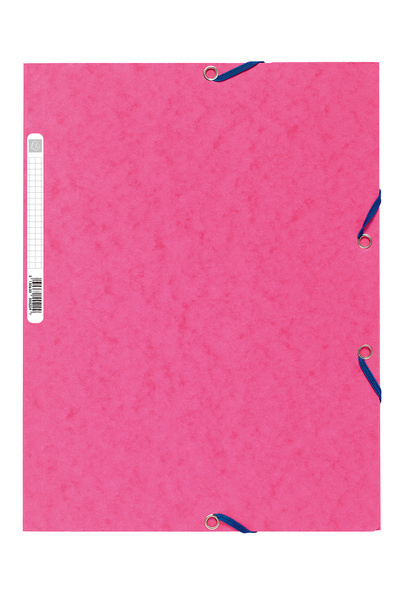 Papírenské zboží Spisové desky s gumičkou A4 prešpán 400 g/m2 - růžové 