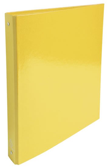 Papírszerek Iderama pořadač 4 kroužek 40 mm - žlutý 