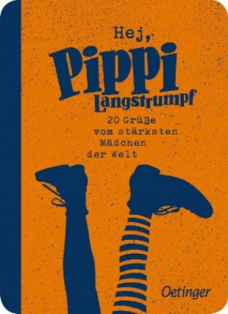 Книга Hej, Pippi Langstrumpf! 20 Postkarten 