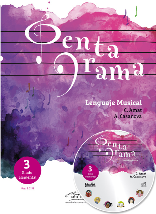 Carte Pentagrama III lenguaje musical elemental CUNNINGTON