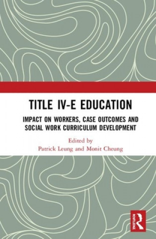 Knjiga Title IV-E Child Welfare Education Monit Cheung