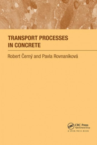 Kniha Transport Processes in Concrete Robert Cerny