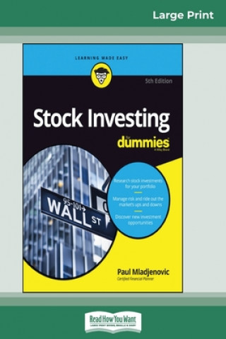 Könyv Stock Investing For Dummies, 5th Edition (16pt Large Print Edition) 