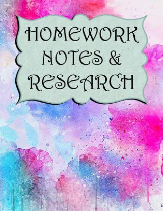 Knjiga Homework, Notes & Research T D