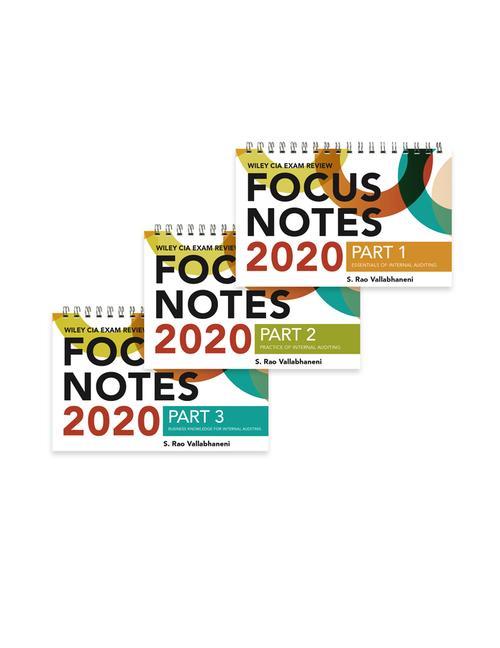 Libro Wiley CIA Exam Review Focus Notes 2020 Wiley