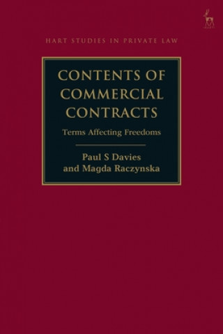 Könyv Contents of Commercial Contracts DAVIES PAUL S