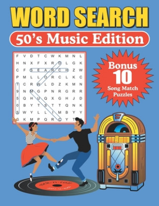 Книга Word Search 50's Music Edition Greater Heights Publishing