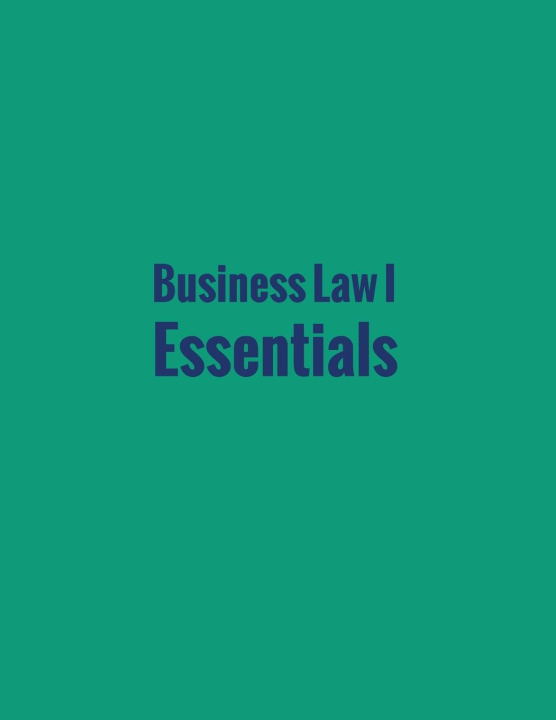 Knjiga Business Law I Essentials Renee de Assis