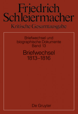 Kniha Briefwechsel 1813-1816 Simon Gerber
