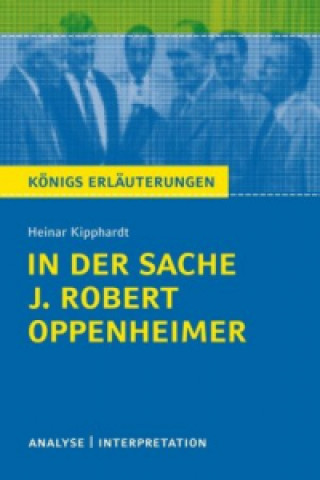 Kniha In der Sache J. Robert Oppenheimer von Heinar Kipphardt 