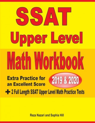 Könyv SSAT Upper Level Math Workbook 2019 & 2020 Sophia Hill