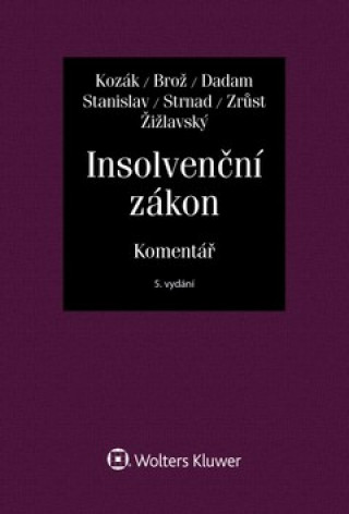 Kniha Insolvenční zákon Jan Kozák