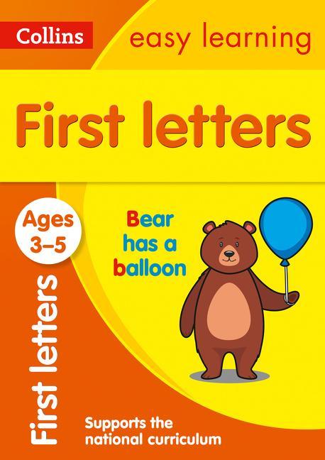 Könyv First Letters Ages 3-5 Collins Easy Learning