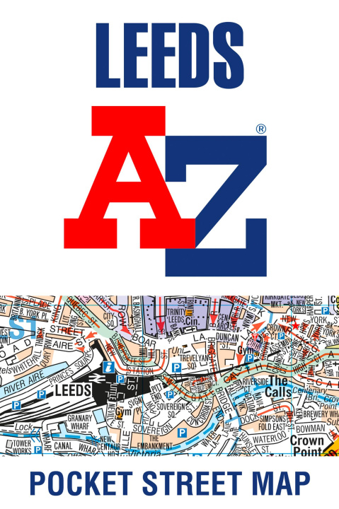 Tiskovina Leeds A-Z Pocket Street Map Geographers' A-Z Map Co Ltd