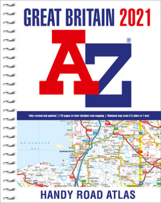 Könyv Great Britain A-Z Handy Road Atlas 2021 (A5 Spiral) Geographers' A-Z Map Co Ltd