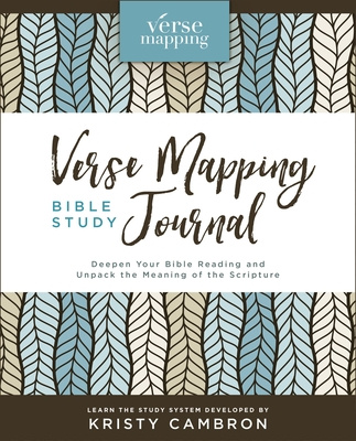 Book Verse Mapping Bible Study Journal Cambron Kristy Cambron